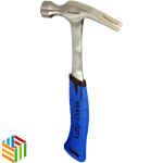 RIP Hammer With Rubber Grip Blue/Silver 16ounce