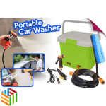 Car Washer High Pressure Portable with Foam Nozzle - Green