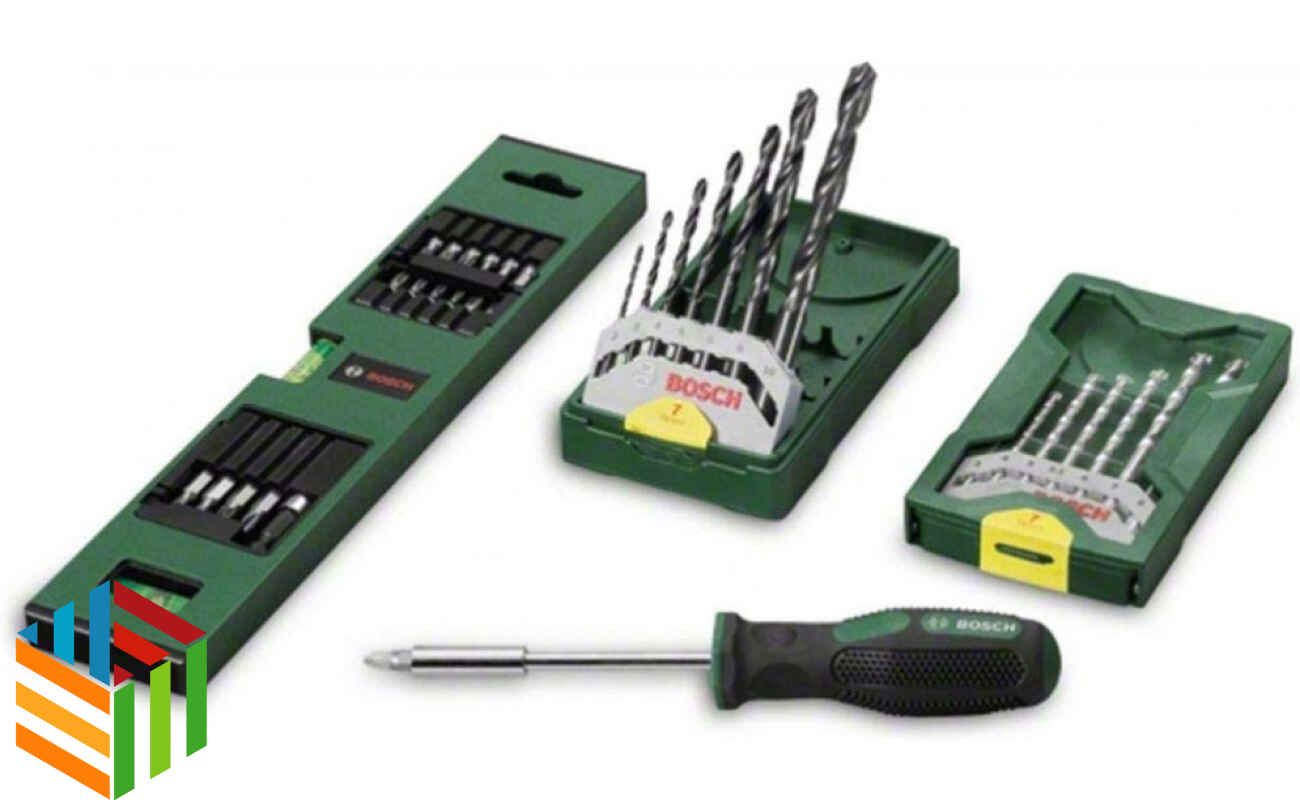 Bosch 33PCS Wall Drill Bit & Screwdriver Tool Set