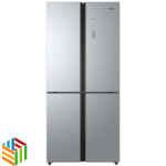 Haier Refrigerator 4-Door, 17.8 Cu.Ft./503 Ltrs, Inverter Compressor, Silver (HRF-550SG)
