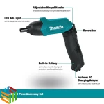 Makita DF001DW cordless screwdriver features