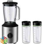 Braun PowerBlend 3 Jug blender with 2 bottles (JB3272SI)