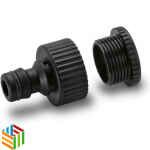 ⁦كارتشر محول صنبور قطعتين G3 / 4 مع مخفض G1 / 2⁩ - الصورة ⁦3⁩