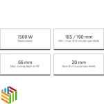 كراون - منشار دائري 1500واط - 7.5 انش 190مم - الصورة 5