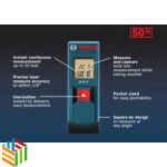 Digital display of Bosch 15m Laser Distance Measuring Device - GLM15