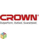 Crown logo displaying stylized, bold lettering with a distinctive crown emblem.