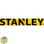 Stanley logo featuring bold, black uppercase letters on a yellow background.