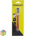 Stanley Glass Cutter 0-14-040 Professional German Glass Cutter, 6 Steel Wheels, Polished Wooden Handle, Silver/Brown