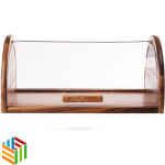 صندوق مخبوزات بيلي خشب غطاء اكرليك