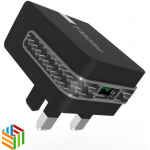 PIECELL - Wall Charger QC3.0 Black شاحن جداري بيسيل سريع