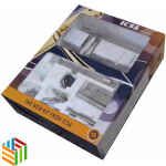 Brass Plated Door Lock Set Multicolour 40millimeter