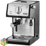 Delonghi Espresso Maker stainless steel boiler, Transparent and removable water reservoir (DLECP35.31)