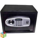 LCD Electronic Safe Box Black/Silver 25x35x25 cm