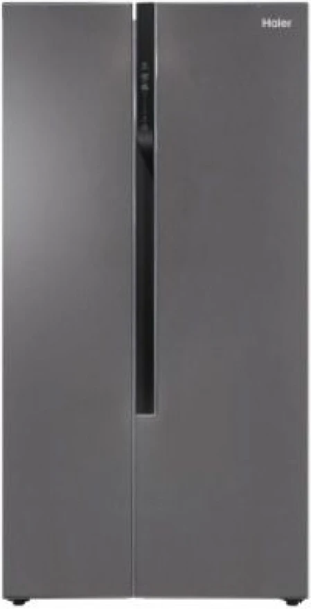 gdMxKiM1nTt7w4B1G0VaZw2Fgcj9vFqTqKqAcwXo.jpg Haier Refrigerator Side by Side, 19.8 Cu.Ft./560 Ltrs, Inverter Compressor, Silver (HRF-718DS) - Image 1