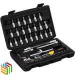 Stanley STMT72794-8 Drive Metric Socket, 46 Piece Set, SEC-0038, Silver