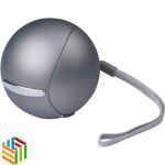 PIECELL - مكبر صوت إستيريو بلوتوث قابل للنقل رمادي معدني