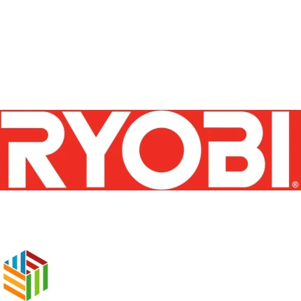 Ryobi logo featuring bold, uppercase letters in a modern, clean style.