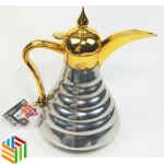 دلة قهوة/شاي ستانلس استيل ١ لتر ذهبي