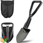 للرحلات والنزه البرية معول  ومجرفة و منشار 3 في 1 مع جراب للحفظ