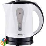 Electrical Kettle by Hactc, 1.8 Liter, 2200 watts, White, 1605
