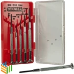 Stanley Silver Precision 6 Pieces Screwdriver Set, 1-66-039