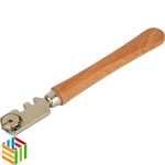 Stanley Glass Cutter 0-14-040 with 6 Steel Wheels and Wooden Handle, Made in Germany