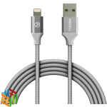 PIECELL - Lightning Braided Dark Gray Color