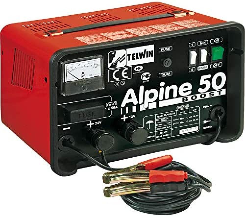 whoqfjBlHFSqxU2bm2JOO7LjKWbXfJ9nCRdxkRcm.jpg Battery Charger Telwin Alpine 50 Boost 230V 12/24V 30A - Image 1