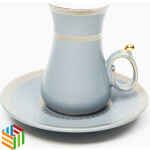 طقم فناجين شاي بورسلين ٦ حبات
