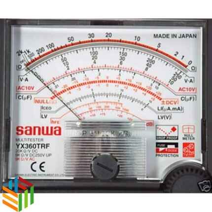 Sanwa YX360TRF Analog Multimeter screen and measurments
