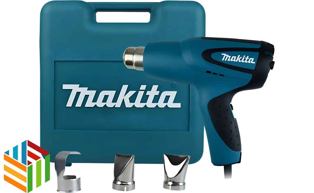 Makita Heat Gun HG5012 front view showing ergonomic design and controls