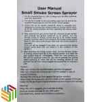 Super 2000 Mini Sprayers Fogging Machine detailed instructions